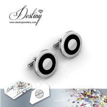 Destin bijoux cristal de Swarovski M. huile peinture 2 boutons de manchettes